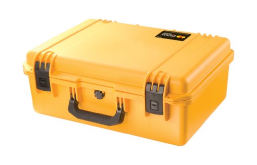 iM2600 case with lid and base foam - Yellow