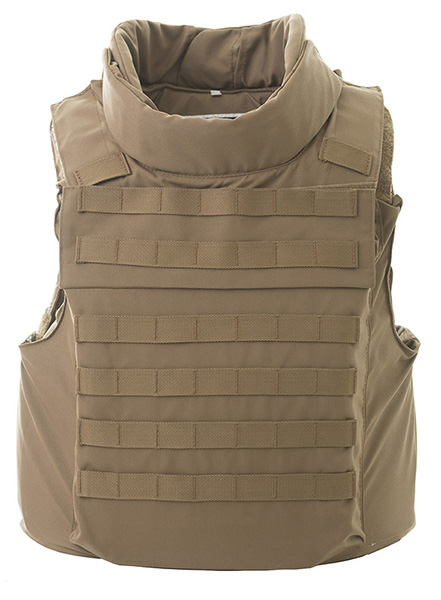 Level 3A Soft body armour + Level 4 plates (x2) Full protection vest