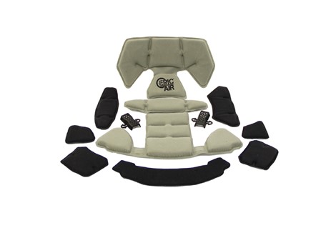EPIC Combat Helmet Liner System - Black, Size M/L