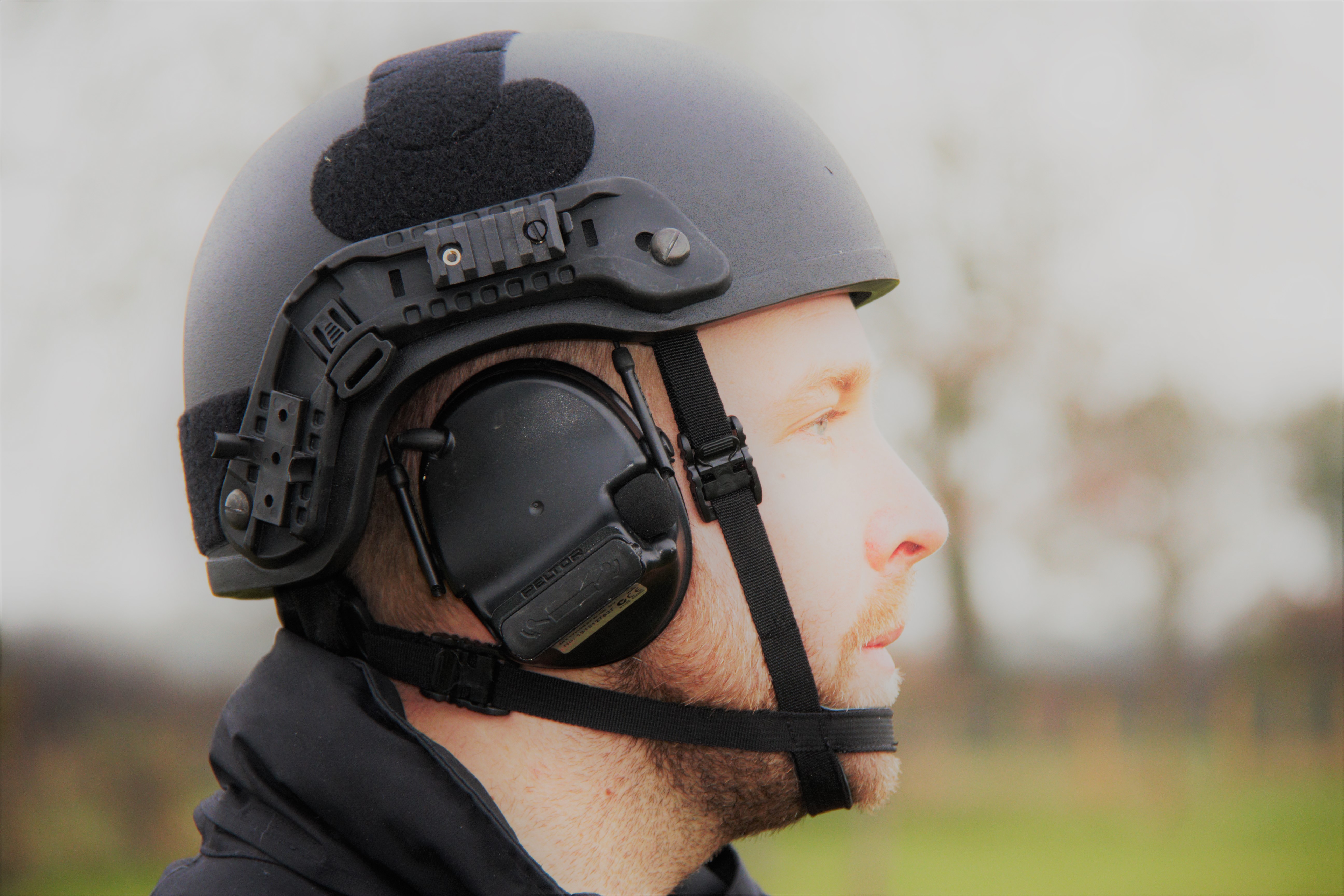 M6 - Viper 3 - Helmet, NIJ Level IIIA, 4Pt 7pad RD Harness with side rails